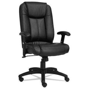 Alera® Alera Cc Series Executive High-back Bonded Leather Chair, Supports Up To 275 Lb, 19.29" To 22.83" Seat Height, Black freeshipping - TVN Wholesale